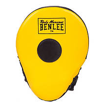 Лапи для боксу тренерські Benlee JERSEY JOE (blk/yellow), фото 4