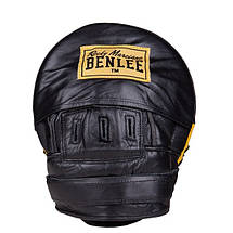 Лапи для боксу тренерські Benlee JERSEY JOE (blk/yellow), фото 5