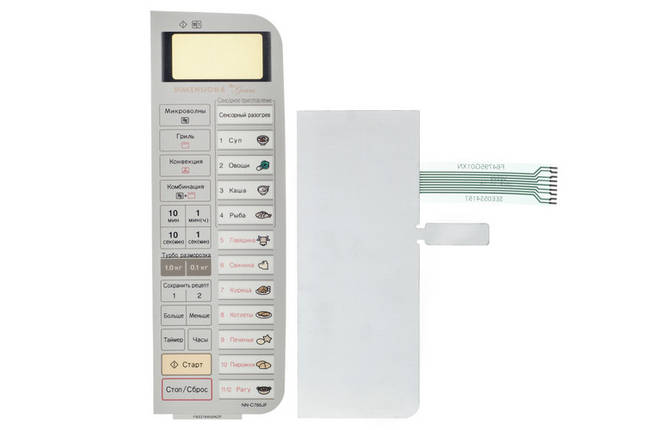 Клавіатура для МІКРОХВИЛЬОВІ печі Panasonic NN-C785JF F630Y8A50NZP, фото 1