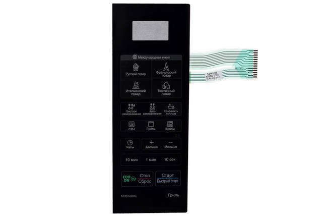 Клавіатура для МІКРОХВИЛЬОВІ печі LG MH6342BS MFM62757201, фото 1