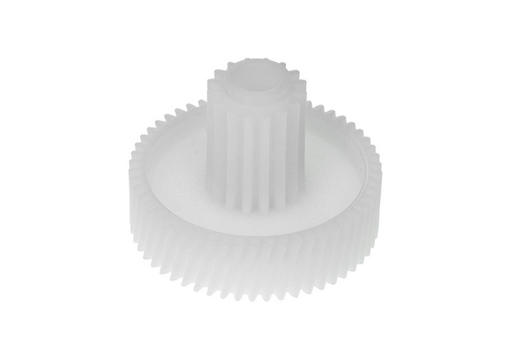 Мала шестерня для м'ясорубки D=17.5/46.5, H=35, Z=16/54 (з металевою втулкою)