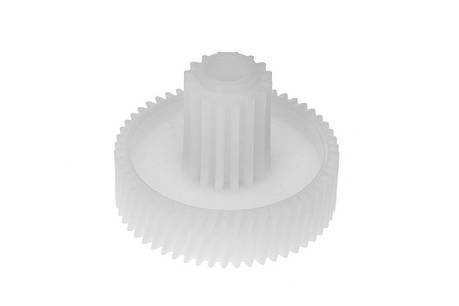 Мала шестерня для м'ясорубки D=17.5/46.5, H=35, Z=16/54 (з металевою втулкою), фото 1