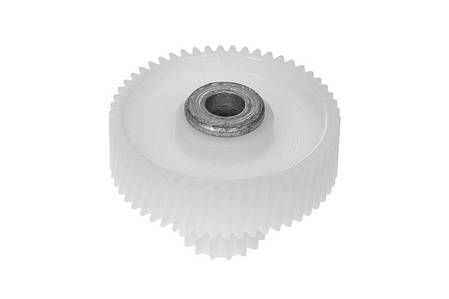 Мала шестерня для м'ясорубки D=17.5/46.5, H=35, Z=16/54 (з металевою втулкою), фото 2