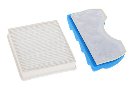 Набір поролоновий фільтр під колбу і вихідний HEPA фільтр, сумісний з пилососом Samsung, фото 2