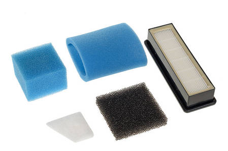 Комплект фільтрів (5шт) пилососа Bosch AquaWash&Clean BWD41700 BWD41720 BWD41740 BWD420HYG BWD421PRO BWD421POW BWD421PET, фото 2