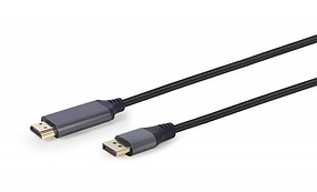 Кабель Cablexpert (CC-DP-HDMI-4K-6) DisplayPort-HDMI 1.8м, чорный (D)