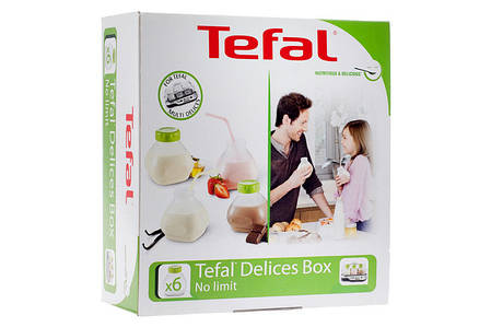 Комплект пляшечок для йогуртниці Tefal XF102032 (6шт.), фото 3