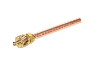 Клапан Шредера D=6mm, L=60mm для холодильника, фото 3