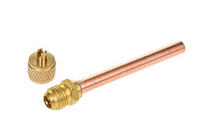 Клапан Шредера D=6mm, L=60mm для холодильника, фото 4