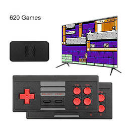 Грошова приставка консоль з бездротовими джойстиками Dendy Mini Game Box 620 вбудованих ігор
