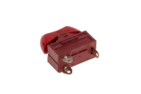 Перемикач режимів для фена 10A 250V (червона клавіша), фото 2