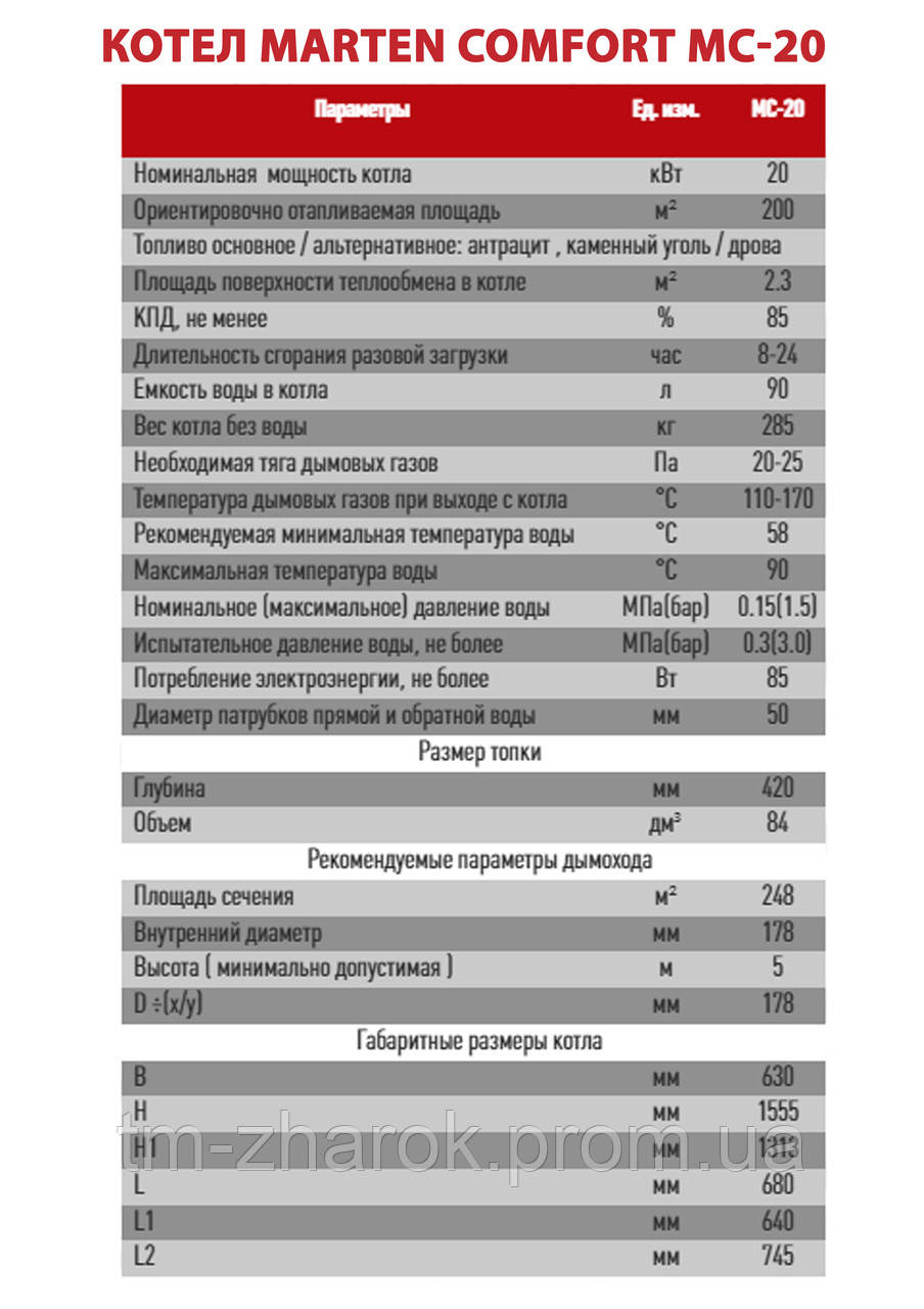 Котел Marten Comfort MC-20 - фото 10 - id-p1514330272