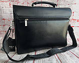 Ділова Чоловіча сумка-портфель Polo під формат А4. Сумка для документів. КС61, фото 3