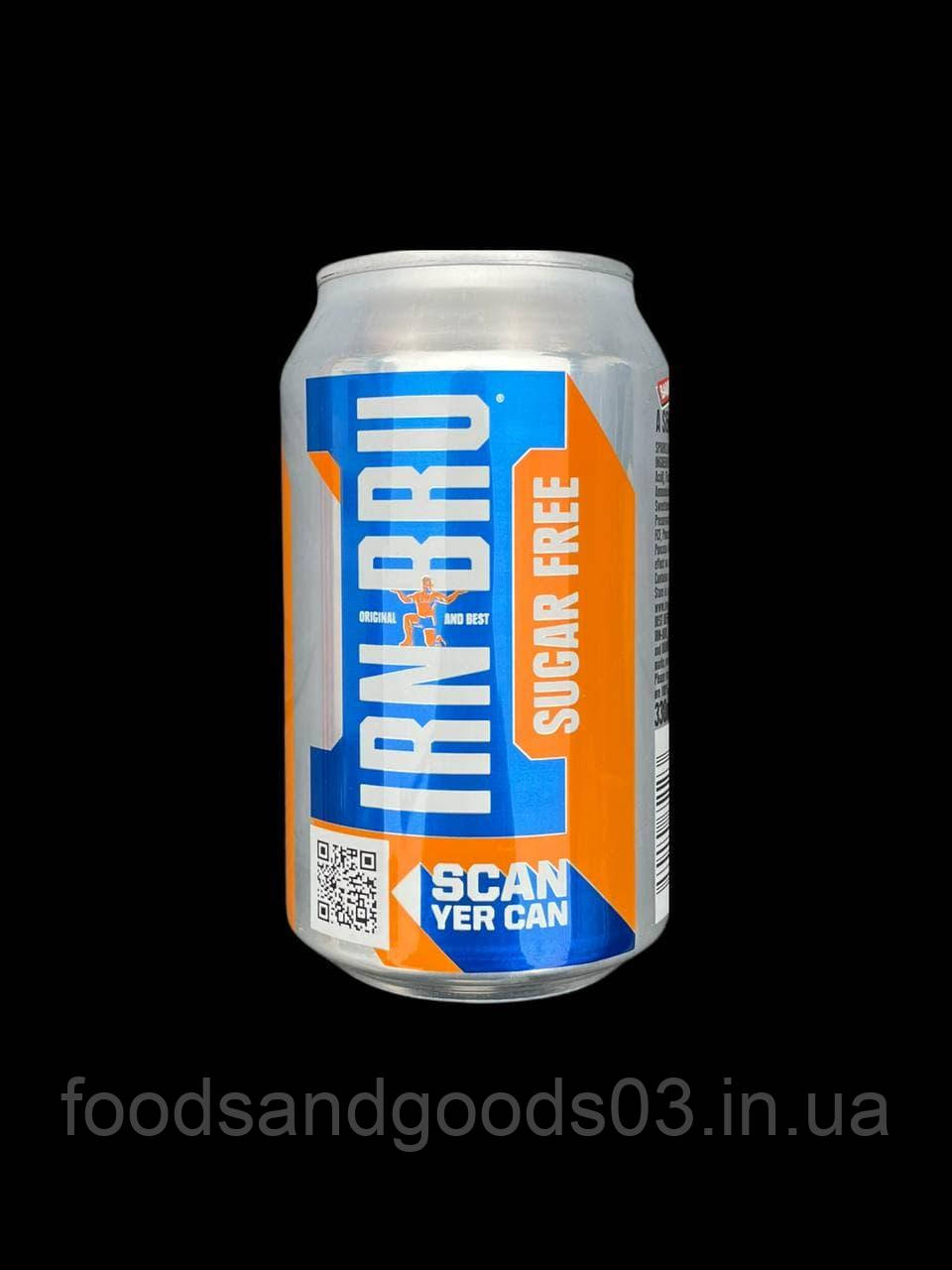 Газований напій Англія /  Irn Bru Sparkling Sugar Free 330 мл