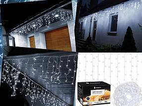 Гірлянда бахрома вулична зовнішня Springos 12 м 300 LED холодний білий