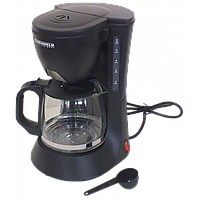 Крапельна кавоварка Grunhelm GDC-06 | 600 Вт | 0.6 л. | Коф мелений | Автопідігрів | Багаторазовий фільтр