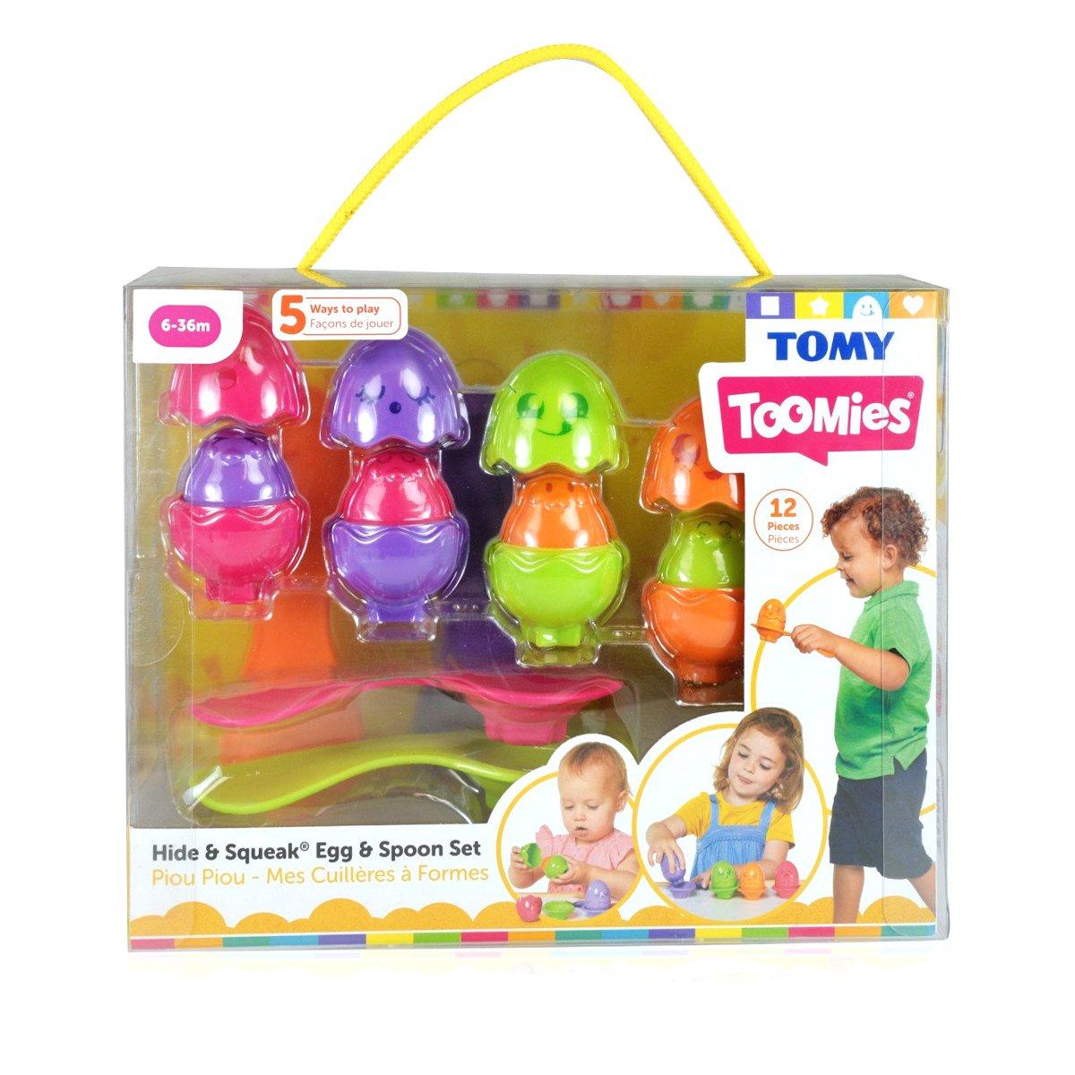 Розвивальна іграшка Tomy Яскраві яйця з ложечками T73082, фото 1