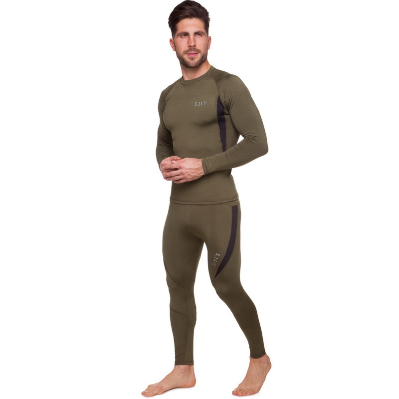 Термобілизна 5.11 чоловіча олива | хакі — холод до -20 °C, спортивна та повсякденна
