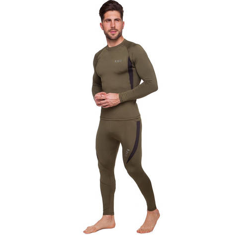 Термобілизна 5.11 чоловіча олива | хакі — холод до -20 °C, спортивна та повсякденна, фото 1