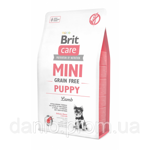 Brit (Чехія) Сухий корм Brit Care GF Mini Puppy Lamb 7 kg (для цуценят і молодих собак мініатюрних порід)