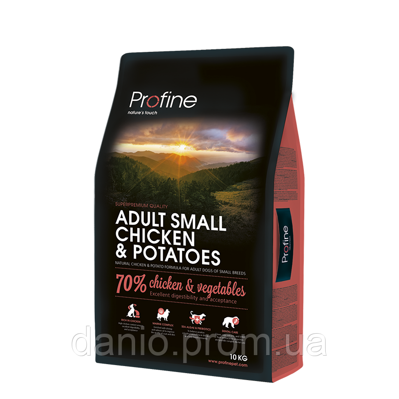 Сухий корм Profine Adult Small Chicken & Potato 10 kg (для дорослих собак дрібних порід)