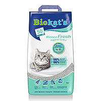 Наполнитель бентонитовый Biokats Bianco Fresh 5 килограмм