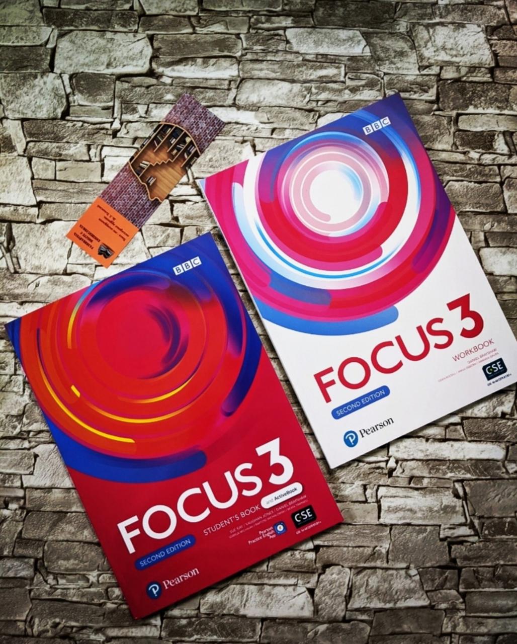 Набір книг "Focus Second Edition 3 student's Book & Workbook" Pearson Англійська для підлітків