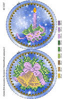 Схема для вишивки Іграшка новорічна непошита БС 5107 Сяйво БСР