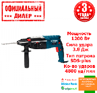 Прямий перфоратор Зеніт профі ЗПП-1200/2 (1.2 кВт, 3.8 Дж) YLP