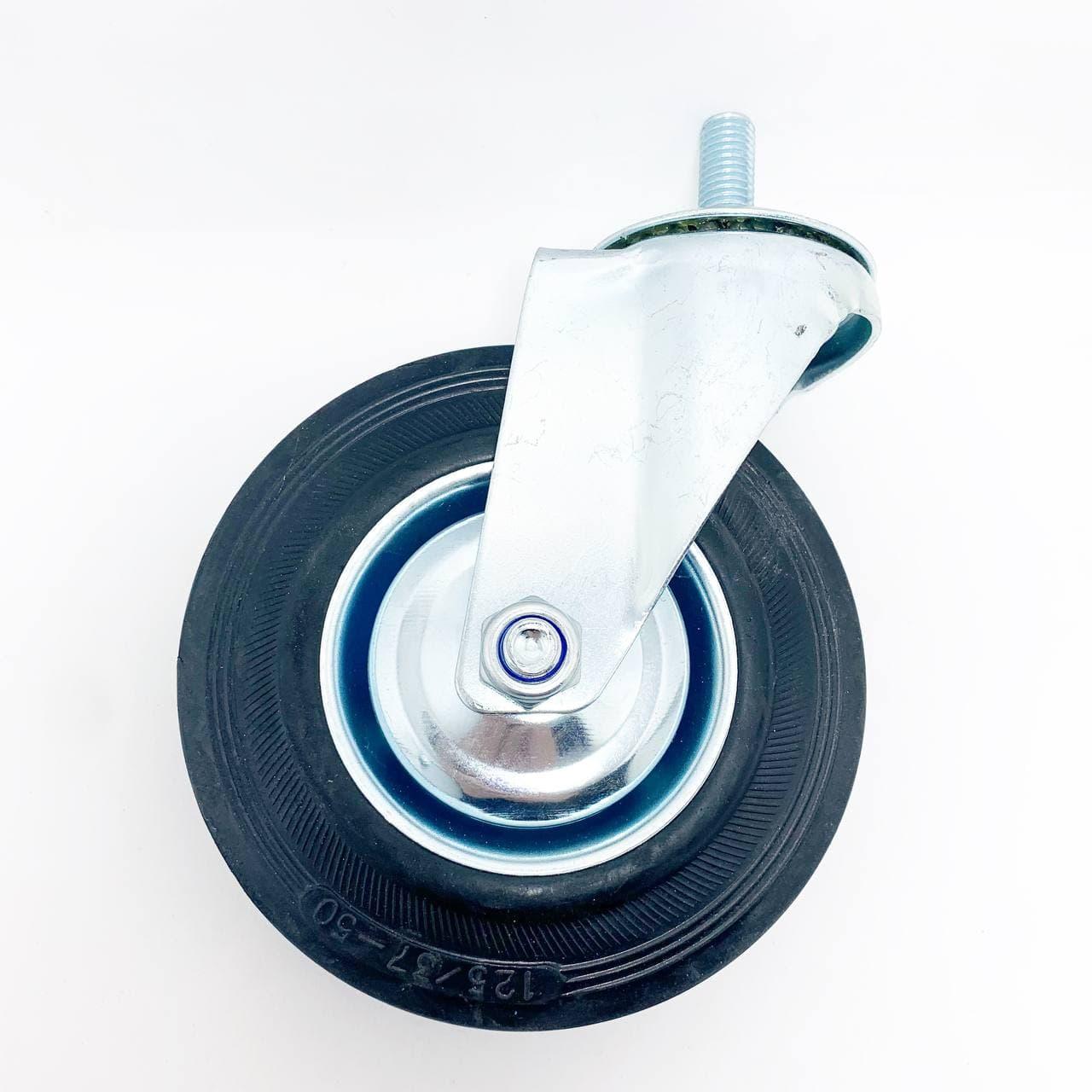 Ролик мебельный SIGMA D125, штифт M12, прорезиненный, цена 445 грн ...