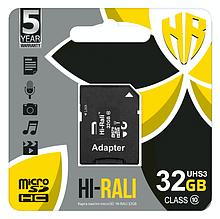 Карта пам " яті microSDHC (UHS-3) 32GB class 10 Hi-Rali (з пекла