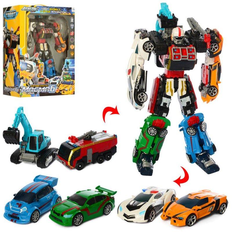 Великий Трансформер Тобот Магма 6 висота — 45 см