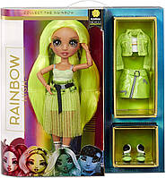Rainbow High Karma Nichols - неоново-зеленая модная кукла с 2 нарядами для кукол, которые можно комбинировать,