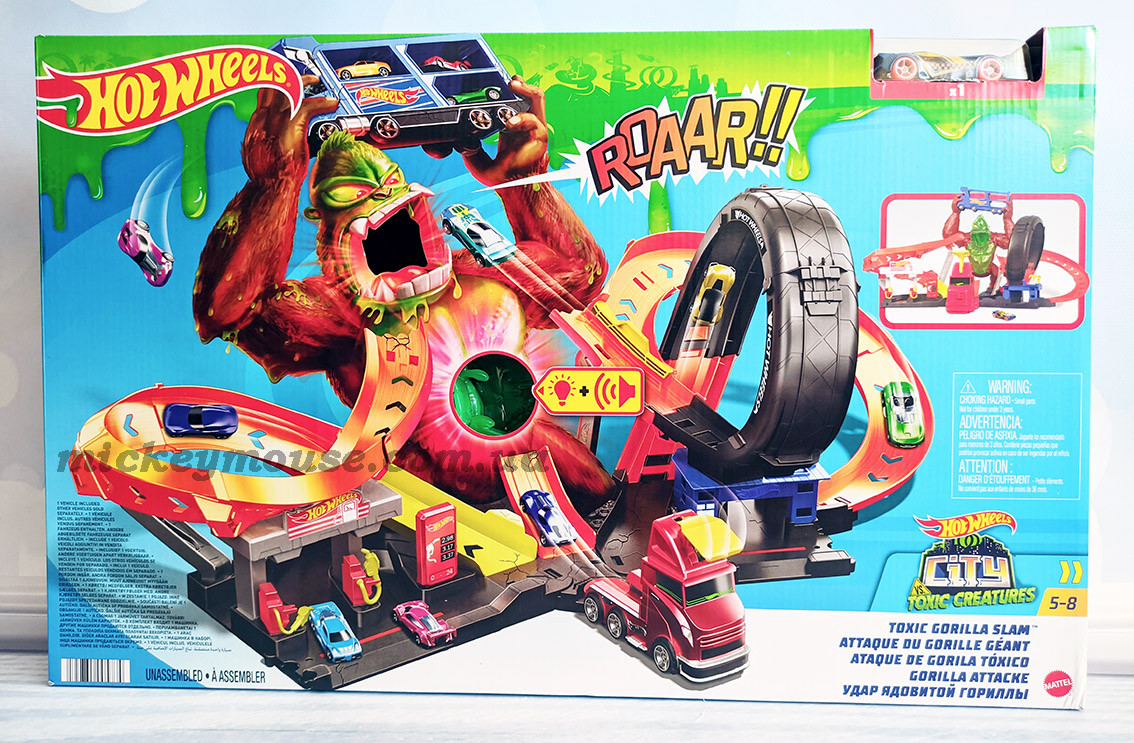 Трек Хот Вілс Напад токсичної горили Hot Wheels Toxic Gorilla GTT94