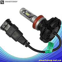 Комплект автомобільних LED ламп X3 H11 25W 6000Lm 6500K HeadLight, Світлодіодні LED лампи для автомобіля, фото 5