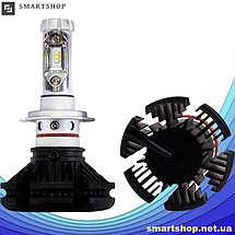 Комплект автомобільних LED ламп X3 H11 25W 6000Lm 6500K HeadLight, Світлодіодні LED лампи для автомобіля, фото 6