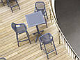 Барний пластиковий стілець Air Bar Stool 75 cm,  Siesta, Туреччина, червоний, фото 8
