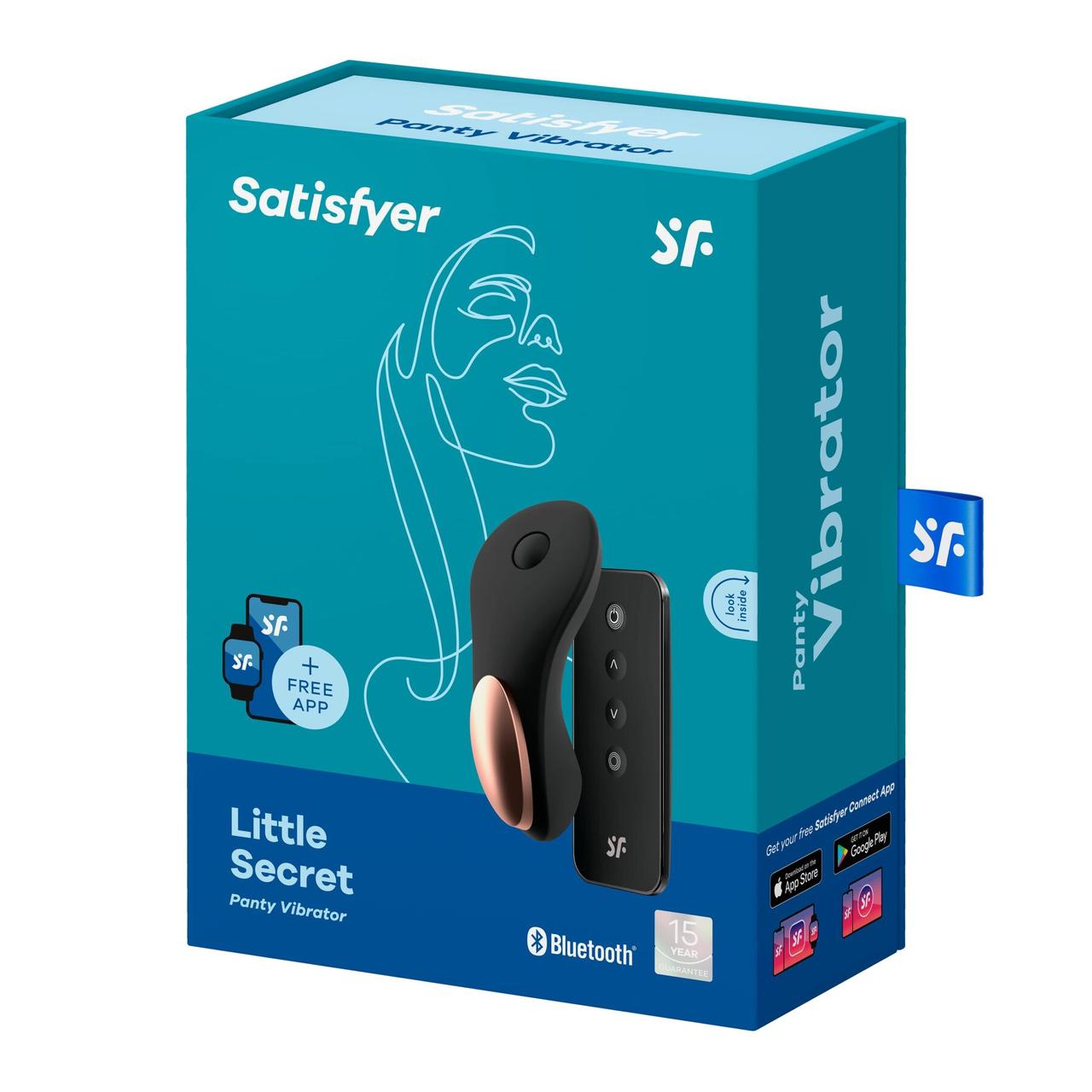 Вібротрусики Little Secret Satisfyer з пультом ДК та смартуправлінням