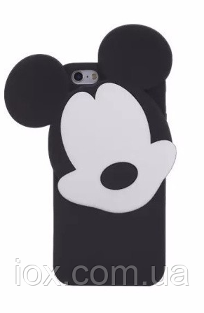 Силіконовий чохол Міккі Маус 3D для Iphone 5/5S, фото 1