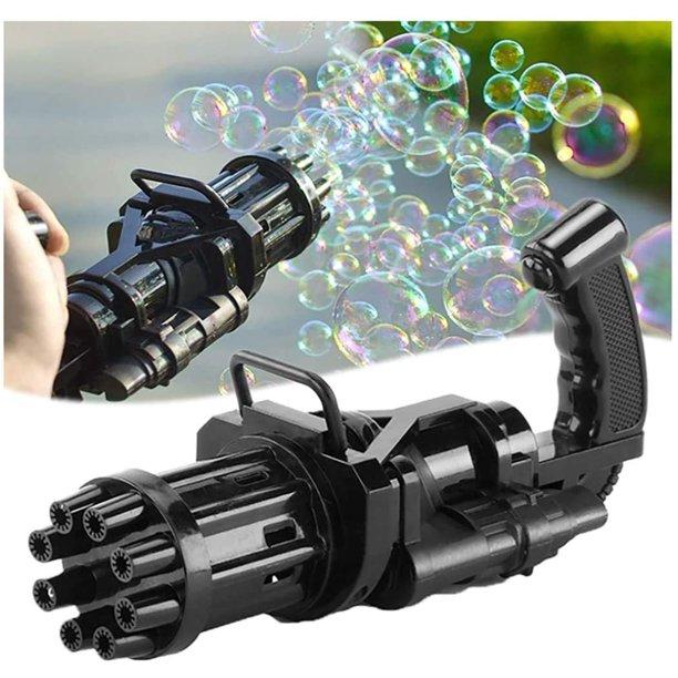 Дитяча іграшка Gatling Electric Bubble GUN машинка для бульбашок, генератор мильних бульбашок