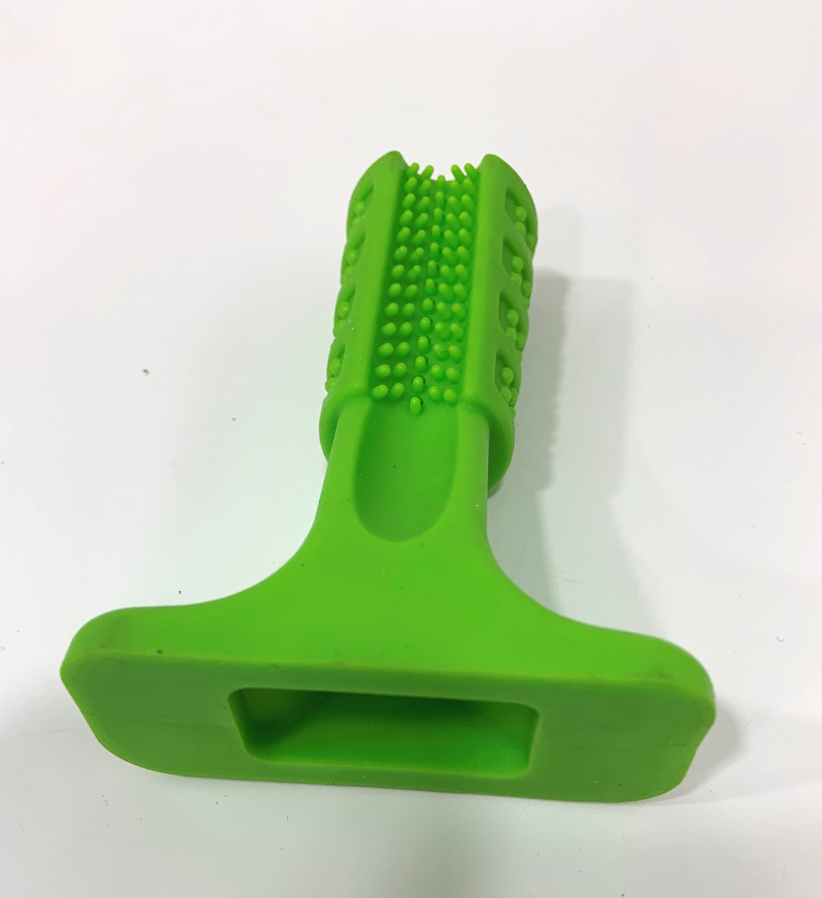 Жувальна іграшка для собак/ зубна щітка для собак Dog Chew Brush, зелена
