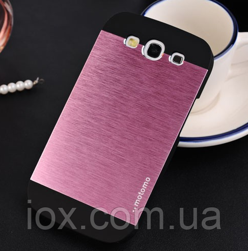 Рожевий чохол Motomo на Samsung GalaxyS3 (i9300) та S3 duos