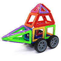 Магнітний конструктор Play Smart «Кольорові магніти» 32 деталей (2475), фото 2