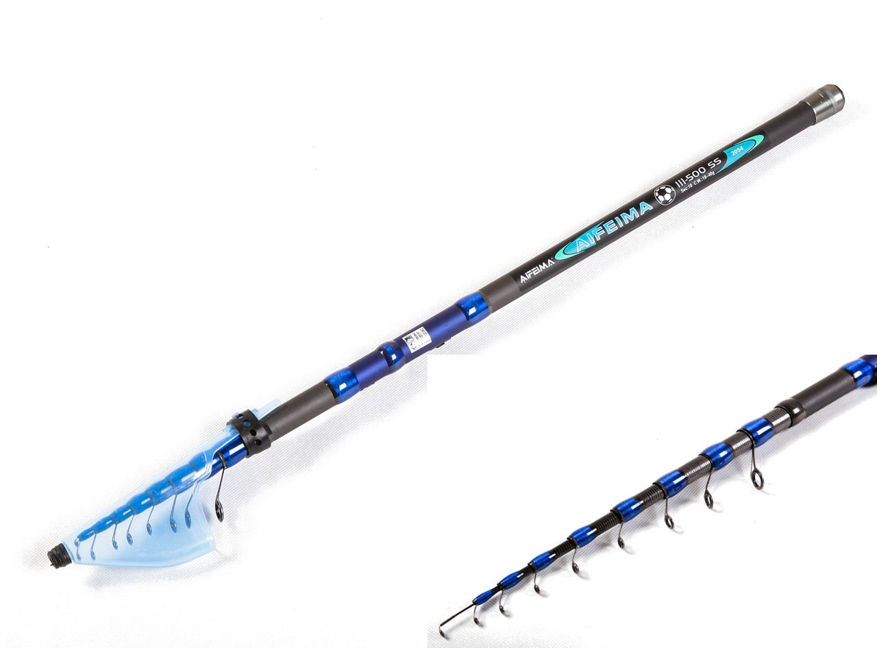 Вудка Feima Tele Float 5.00м, карбон, тест 10-40г, с/к Blue