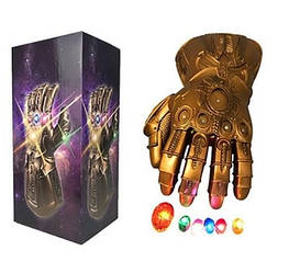 Світлодіодна Рукавичка Нескінченності Таноса Месники Thanos Gauntlet Costume Avengers Infinity War 35 см TN 07