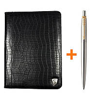 Комплект Шариковая ручка Parker JOTTER SS GT 16 032 + Кожаная папка Tonino Lamborghini 47324735