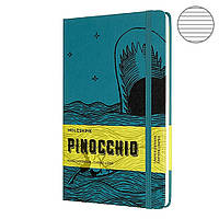 Блокнот Moleskine Pinocchio средний бирюзовый LEPIQP060B