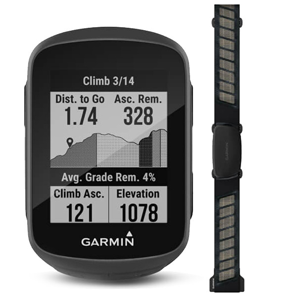 Велонавигатор Garmin Edge 130 Plus с пульсометром 010-02385-11 - фото 1 - id-p1441892887