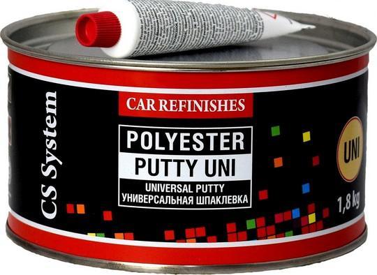 Двокомпонентна поліефірна шпаклівка CS System Uni універсальна 0.25кг