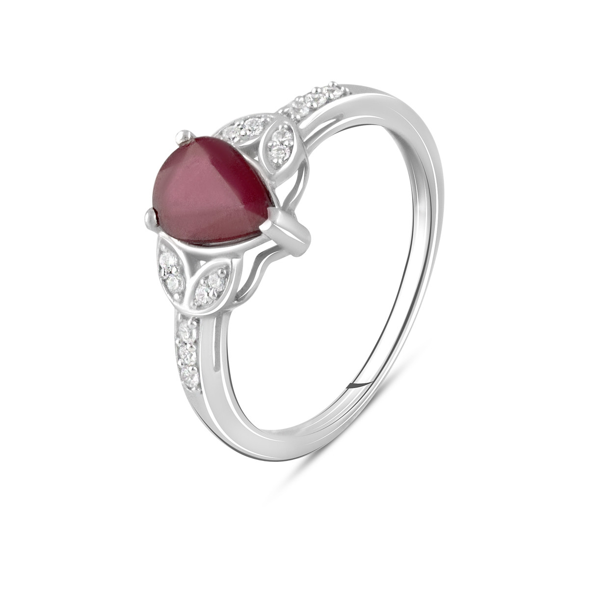 Серебряное кольцо с натуральным рубином 1.163ct 18 размер ShineSilver 1.98, 17 - фото 1 - id-p1514617689